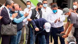 The ground-breaking ceremony was held in the presence of Guatemalan President Alejandro Giammattei, Minister of Economy Antonio Malouf as well as other high-ranking officials and Showa Group executives. (Showa)