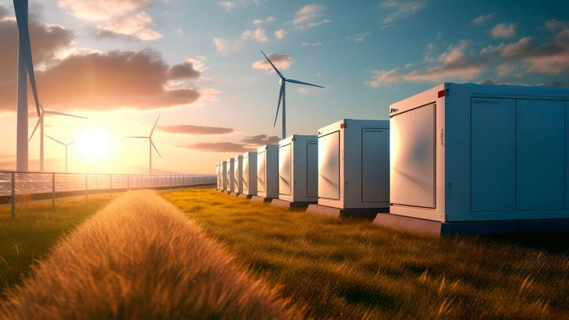 Das Tempo, mit dem insbesondere China den Einsatz von erneuerbaren Energien beschleunigt, führt zu einem schnell wachsenden Bedarf an Energiespeichern. CATL will jetzt eine bahnbrechende Lösung enwickelt haben.(Bild:  Oulaphone - stock.adobe.com, KI-generiert)