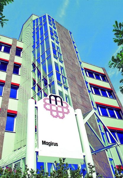 Das Firmengebäude von Magirus in Stuttgart. (Archiv: Vogel Business Media)