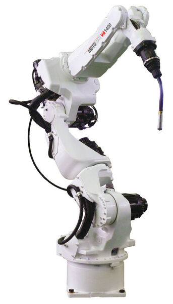 2008: Erster 7-achsiger Lichtbogen-Schweißroboter der Welt. (Bild: Yaskawa)