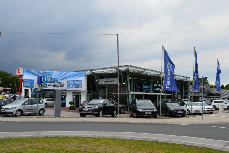Die Tiemeyer-Gruppe ist seit 60 Jahren im Ruhrgebiet vertreten. An 11 Standorten vertreibt sie die Marken Audi, Volkswagen, Seat und Volkswagen Nutzfahrzeuge.  (Udo Schwickal)