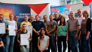 Die Teilnehmer des 11. Carat Servicebearter-Wettbewerb. (Carat)