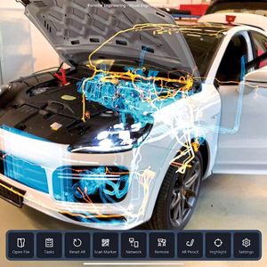 Mit Game Engines lassen sich Augmented-Reality-Anwendungen erstellen, die reale Bilder mit digitalen Informationen erweitern.