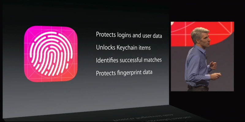 ...diese bleiben im sicheren Teil des A7-Prozessors sogar vor dem Zugriff durch iOS selbst geschützt. (Bild: Apple)
