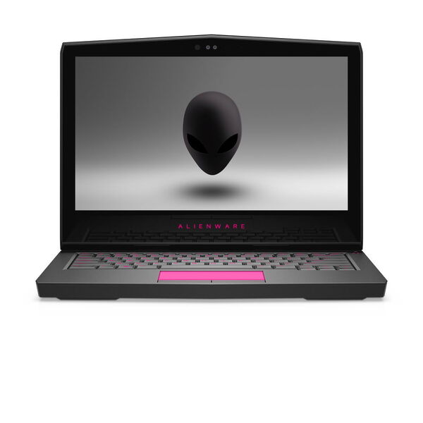Nicht nur Pink: Keyboard und Touchpad sind beim Alienware 13 durch RGB-LEDs in beliebigen Farben beleuchtbar. (Dell)