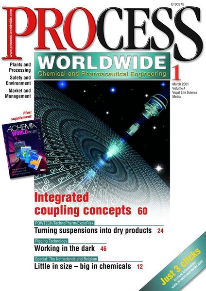 Meilenstein 2001: Die englischsprachige Ausgabe PROCESS worldwide erscheint erstmals mit weltweiter Verbreitung. (Archiv: Vogel Business Media)