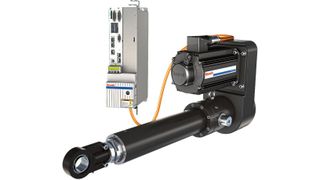 Elektromechanische Zylinder wie dieser können in vielen industriellen Bereichen, etwa in Servopressen, Dosiersystemen, Werkzeugmaschinen oder Transport- und Handlingsystemen, eingesetzt werden.  (Bosch Rexroth)