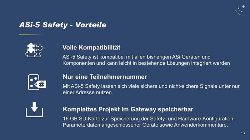 ASi-5 Safety: Eine Adresse für sichere und nicht-sichere Signale. (Bild: Bihl+Wiedemann)