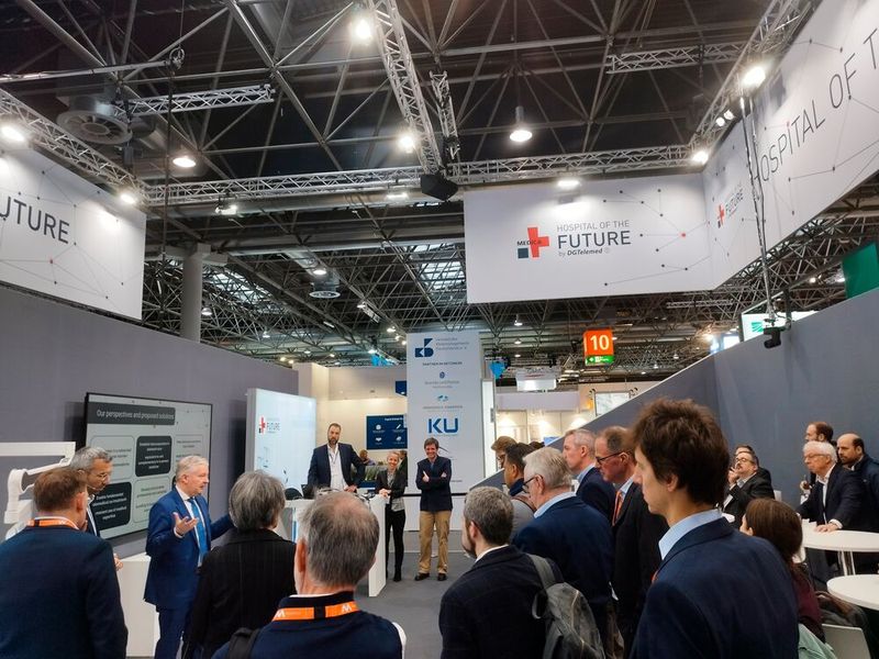 Aus Großbritannien kamen insbesondere Vertreterinnen und Vertreter des National Health Services zum HOTF-Stand. (Bild: DGTelemed)