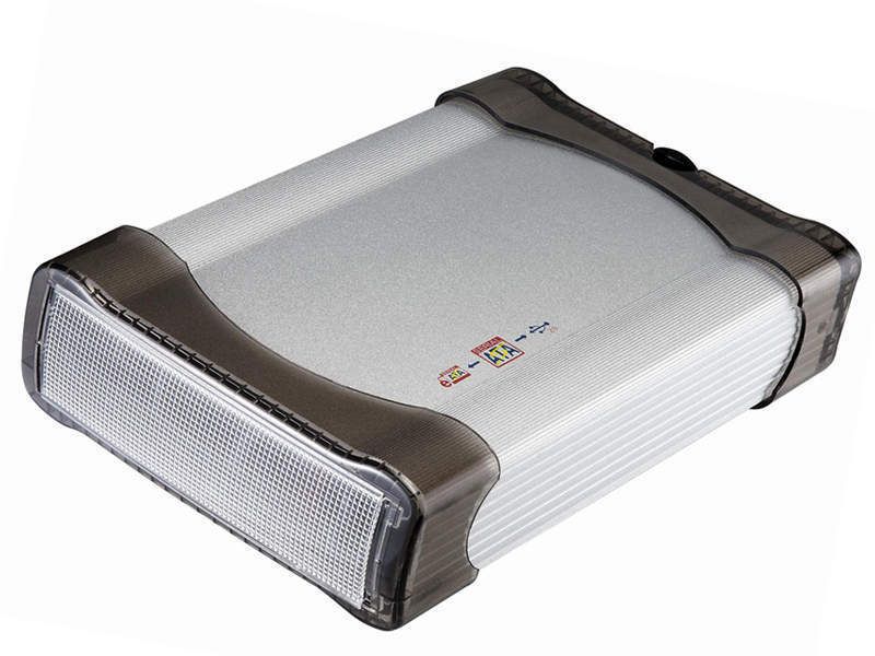 Das 5,25-Zoll-Gehäuse unterstützt nach einem Firmeware-Upgrade auch Blu-ray-Drives von Lite-On und Matshita. (Archiv: Vogel Business Media)