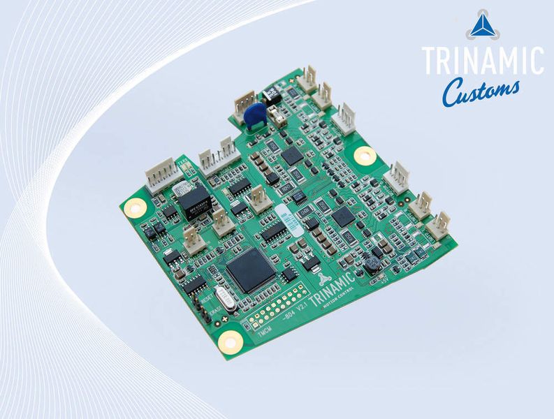 5 Der Bereich TRINAMIC Customs  ... realisiert mit optimierten individuellen Lösungen Kostensparpotenziale. Dabei kann auch die Form der Baugruppe vom Standard-Rechteck abweichen. (Archiv: Vogel Business Media)
