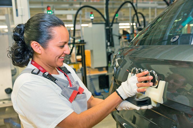 Mexikos Wirtschaft profitierte lange von der Produktion für die USA, doch ob es so weitergeht, ist ungewiss. (Audi)