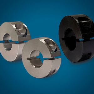 Die Klemmringe von KBK eignen sich für die Sicherung von Bauteilen auf Vollwellen ebenso wie zur Drehmomentübertragung auf Hohlwellen.(Bild:  KBK Antriebstechnik GmbH)