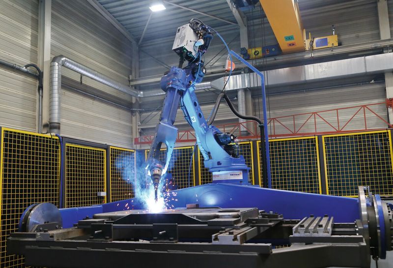 Schweissroboter werden bei Bunorm bei Kleinserien bis 7000 m Länge eingesetzt. (Anne Richter, SMM)