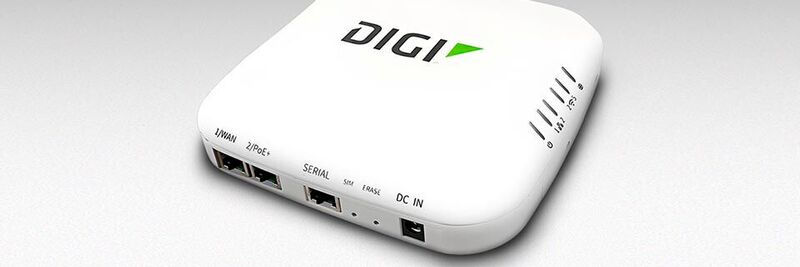 Der Mobilfunkrouter Digi EX50 5G ist mit zwei 2,5-Gigabit-Ethernet-Ports und einem seriellen Port ausgestattet.