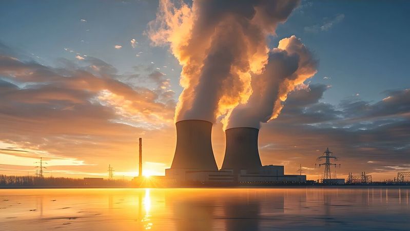 China nutzt Dampf aus dem Atomkraftwerk für die chemische Industrie. So sollen Treibhausgase deutlich reduziert werden.(Bild:  Ян Заболотний - stock.adobe.com / KI-generiert)