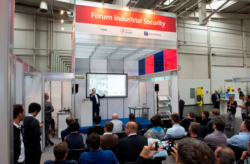 Digital Factory - Internationale Leitmesse für integrierte Prozesse und IT-Lösungen. Forum Industrial Security, Halle 6, Stand D02 (Deutsche Messe)