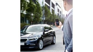 Bei BMW dient künftig das Smartphone als Autoschlüssel. (BMW)