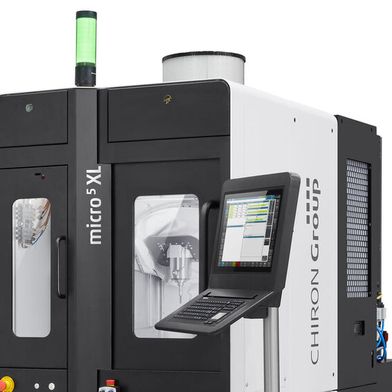 La nouvelle Micro5 XL, avec laquelle le Chiron Group a adapté son concept à succès dans le domaine du micro-usinage à d'autres tâches exigeantes. (Source : Chiron Group)