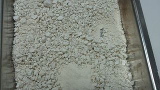 Recyceltes Phosphat aus Klärschlammasche, gewonnen mit dem P-bac-Verfahren. (Fraunhofer IWKS)