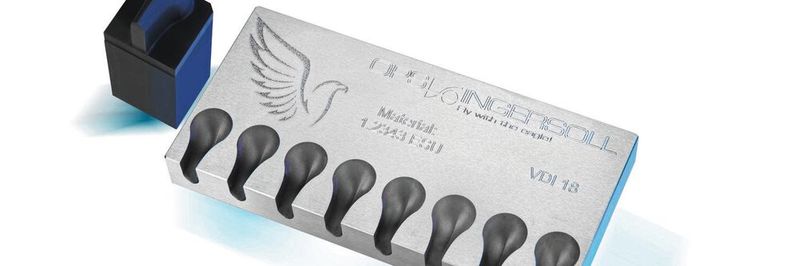 Die G 50 Competition bietet perfekte Grafittechnologie, z.B. in der Mehrnestbearbeitung  mit 3 Grafitelektroden auf OKL 18 ins Volle.(Bild:  OPS Ingersoll)