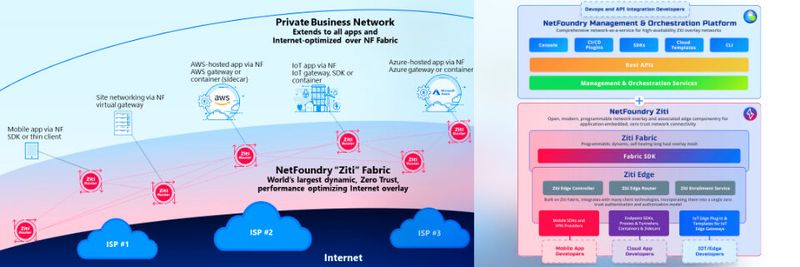 NetFoundry Network as a Service basiert auf der Open-Source-Plattform Ziti.(Bild:  ziti.dev)