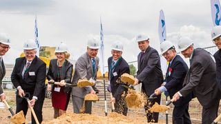 Erster Spatenstich für das neue Solvay-Werk zur Herstellung von Kieselsäure in Polen (Bild: Solvay)