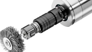 Die Baureihe der BME-Motoren für Bürstanwendungen liefern hohes Drehmoment bei niedrigen Drehzahlen in kompakter Bauform. (Bild: MD Drucklufttechnik GmbH & Co. KG)