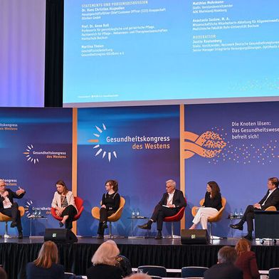 Veranstaltungsrückblick zum Gesundheitskongress des Westens 2025.  (Bild: © WISO/Schmidt-Dominé)