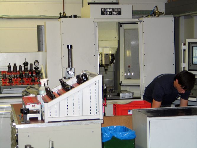 Fertigungsinsel für die CNC-Fertigung (Archiv: Vogel Business Media)