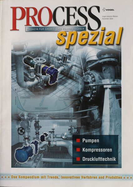 PROCESS Spezial 2004   Top Themen:  - Pumpen - Kompressoren - Drucklufttechnik (Bild: PROCESS)