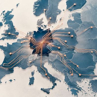 Die deutschen Elektroexporte legten im August 2026 um 18,4 Prozent zu. Besonders stark wuchs das Geschäft mit den europäischen Nachbarn, darunter Polen und Tschechien. (Bild: Dall-E / KI-generiert)