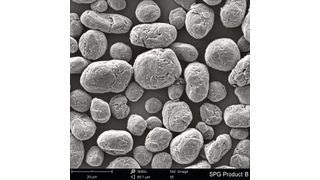 Sphärischer Graphit ist das ideale Anodenmaterial zur Batterieherstellung. (Netzsch)