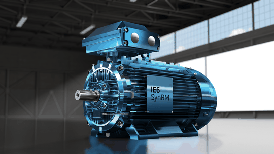 Die IE6-SynRM-Motoren entsprechen der Größe von Standard-Asynchronmotoren und können somit bei Ventilatoren, Pumpen, Kompressoren und anderen Anwendungen ausgetauscht werden. (Bild:  ABB)