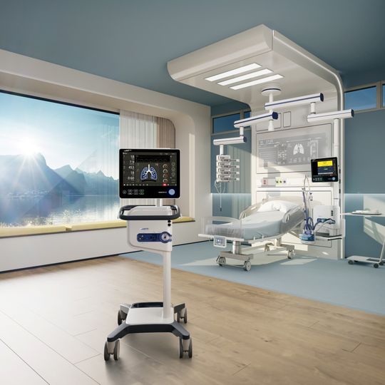 Hamilton Medical ist ein Hersteller von Beatmungslösungen für die Intensivmedizin für eine Vielzahl von Patientengruppen, Anwendungsbereichen und Umgebungen.(Bild:  Hamilton Medical)