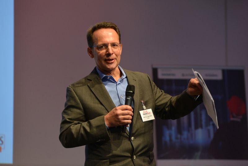 Impressionen des diesjährigen Digital Plant Kongress aus Würzburg. Fach- und Führungskräfte aus den Bereichen Prozessindustrie, Anlagenbau, Anlagenplanung und Anlagenkonstruktion diskutierten spannende Fragen rund um die Digitale Anlage. (Bild: Untch)