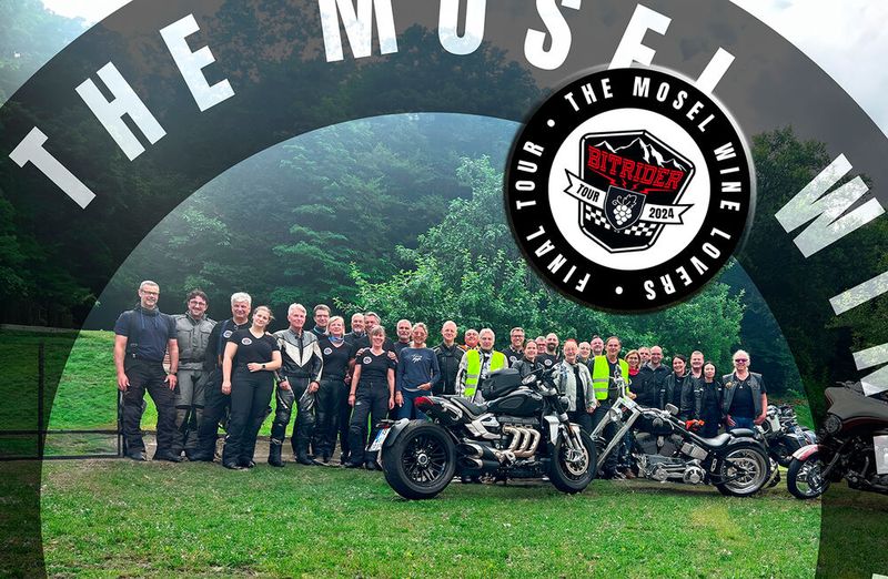 Die zehnte Motorradtour der Vogel IT-Medien vom 12. bis 15. Juli 2024 führte dieses Mal mit insgesamt 32 IT-Bikerinnen und -Bikern in die Vulkaneifel, den Hunsrück und an die Mosel. Auf ihren heißen Öfen erlebten „The Mosel Wine Lovers“ ein wahres Kurvenabenteuer mit sagenhaften Augen- und Ausblicken. (Bild: Vogel IT-Medien GmbH et al.)