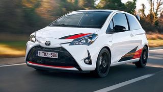 Der Toyota Yaris GRMN ist das erste Power-Modell des japanischen Herstellers. Das Kürzel steht für „Gazoo Racing Masters of Nürburgring“. (Toyota)