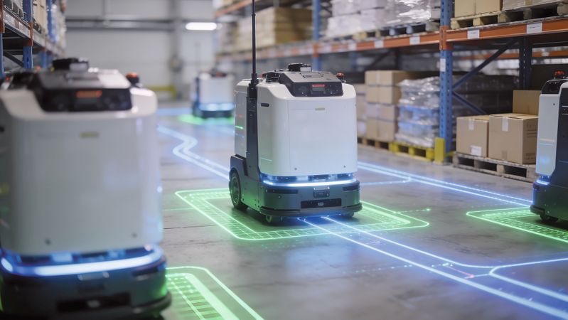 Damit autonome Maschinen konform zum neuen EU AI Act betrieben werden können, braucht es künftig statistisch abgesicherte und zertifizierbare Testnachweise für die eingesetzten KI-Systeme. (Bild:  © Oleksandr - adobe.stock.com / KI-generiert)