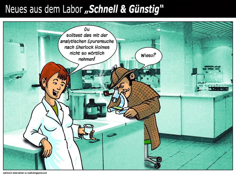 Übersicht unserer Bildergalerien (Comic: www.rainer-e-ruehl.blogspot.com) (Bild: LABORPRAXIS/Rühl)