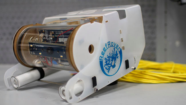 Die Reef Rover Drohne unterstützt Forscher bei der Analyse von Unterwasser-Ökosystemen. (Bild: The UAE Drones for Good Award)