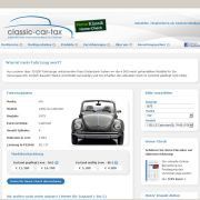 Jetzt kostenlos online abrufbar: Oldtimerpreise von Classic Car Tax.(Foto:  Classic Car tax)