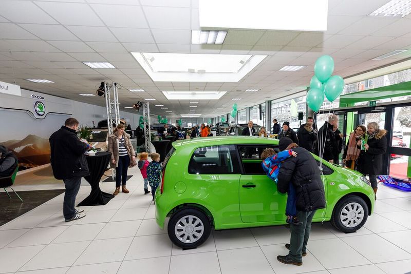 Das Interesse am neuen Autohaus war groß, ... (Bild:Scheider)