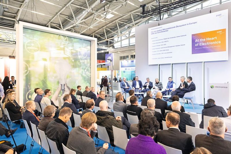 Auf der electronica vermitteln 15 Foren praxisnahes Wissen zu fast allen Anwendungsbereichen. (Bild: Messe München)