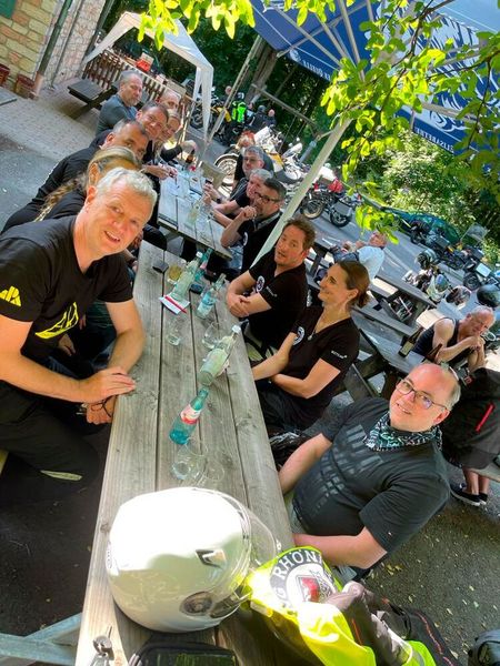 Der letzte offizielle Halt im Bikertreff Waldhaus Zum Engländer in Heigenbrücken (Vogel IT-Medien GmbH)