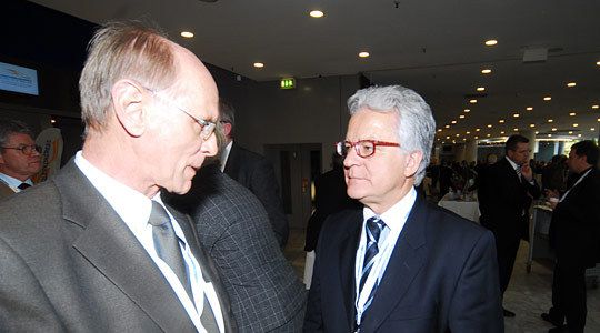 BFC-Vorstand Ingo Meyer und Dr. Harry Brambach, Vorsitzender des Kfz-Verbandes Baden-Württemberg. (Archiv: Vogel Business Media)