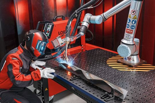 Touch-Sense, Seam-Tracking und Seam-Pilot: Die Lorch Cobot Welding Solutions bietet viele Anwendungstools, die das Cobot-Schweißen noch effizienter machen sollen.(Bild:   Lorch Schweißtechnik)