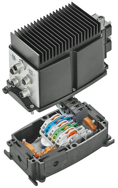 Field Drive System-Frequenzumrichter mit integriertem Energiebus Field Power. (MSF-Vathauer)