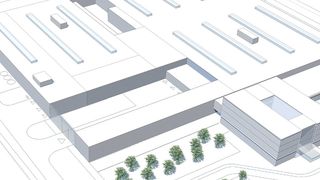 Zukunftsweisende Produktion: Auf einer Gesamtfläche von 48.000 Quadratmetern baut Leoni im Industriegebiet An der Lände spezialisierte Tätigkeiten mit hoher Wertschöpfung aus und optimiert Arbeits- und Logistikabläufe. (Bild: Leoni)