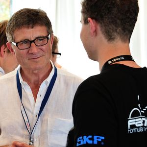 Manfred E. Neubert, Vorsitzender der Geschäftsführung SKF GmbH: „Wir nehmen somit nicht nur frische Ideen und Anregungen mit. Wir lernen womöglich auch potenzielle Mitarbeiter kennen.“